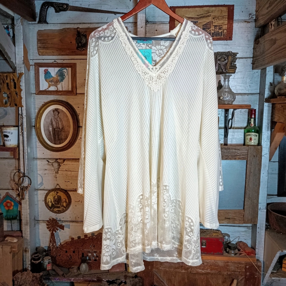 Rodeo Fox Lace Tunic top / dress